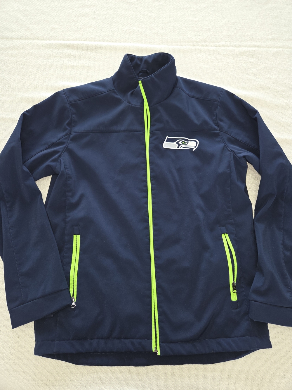 Seattle Seahawks NFL Navy Soft Shell Jacket